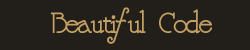 Beautiful Code